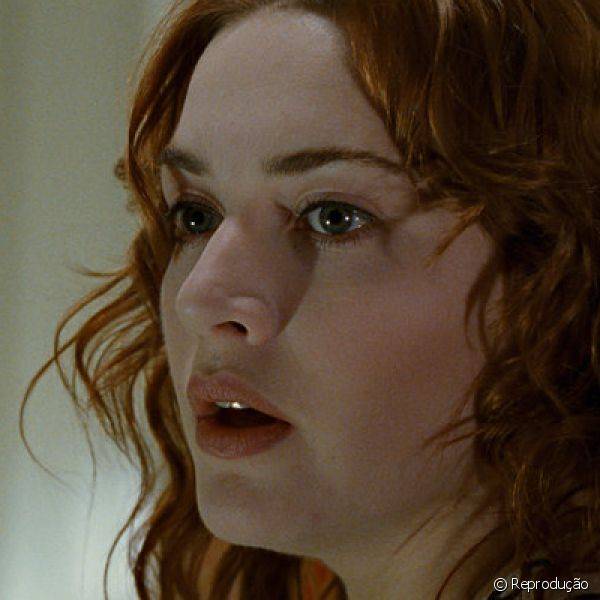 As sobrancelhas de Kate Winslet também compuseram o personagem e levavam uma expressão mais forte para o visual de Rose